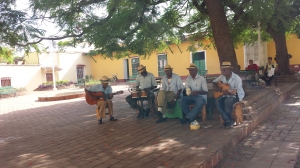 Musique entre amis à Trinidad
