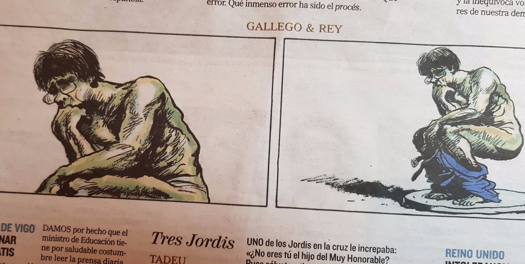 Espagne.Puigdemont.caricature