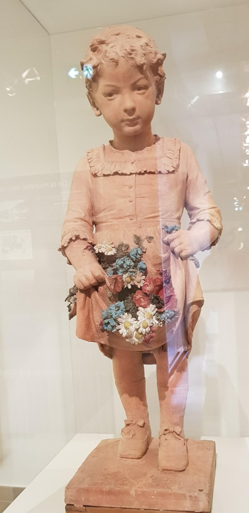 La petite Alsacienne au bouquet tricolore (Bartholdi)